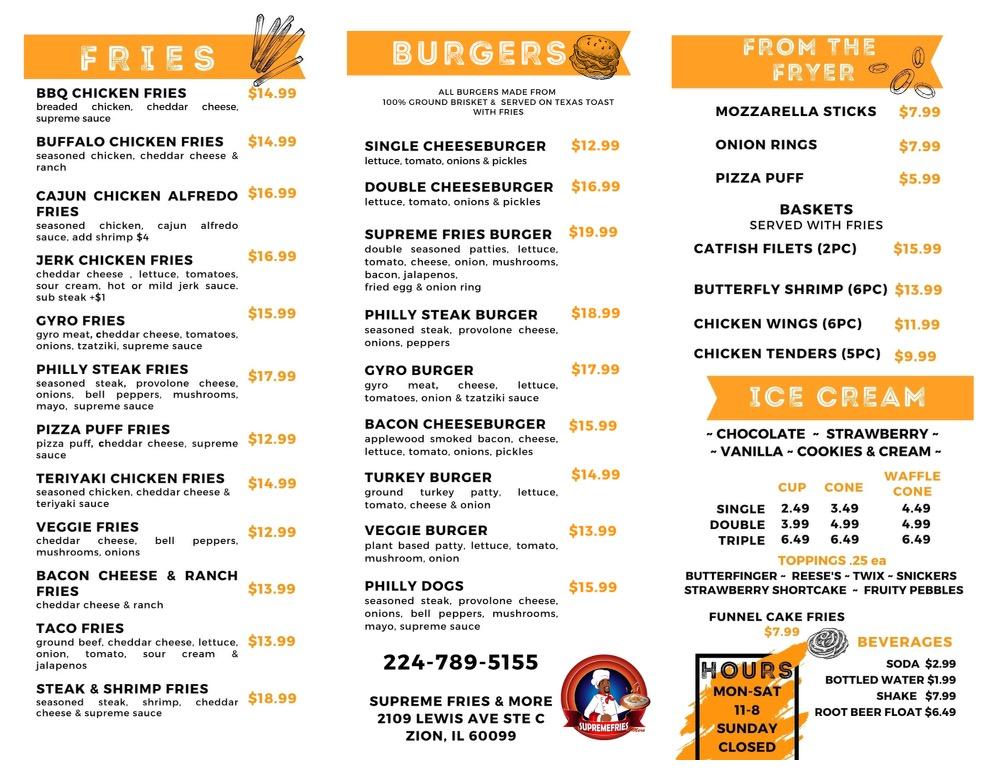 Supremefries and More Teriyaki Chicken Fries with Cheese